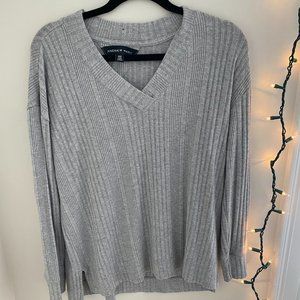 grey sweater